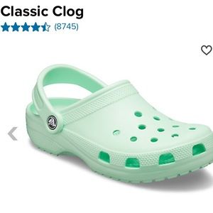 Women’s Crocs, Neo Mint, Size 7